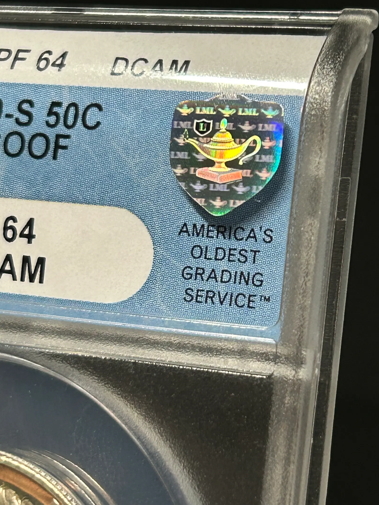 Silver Shield bust close-up