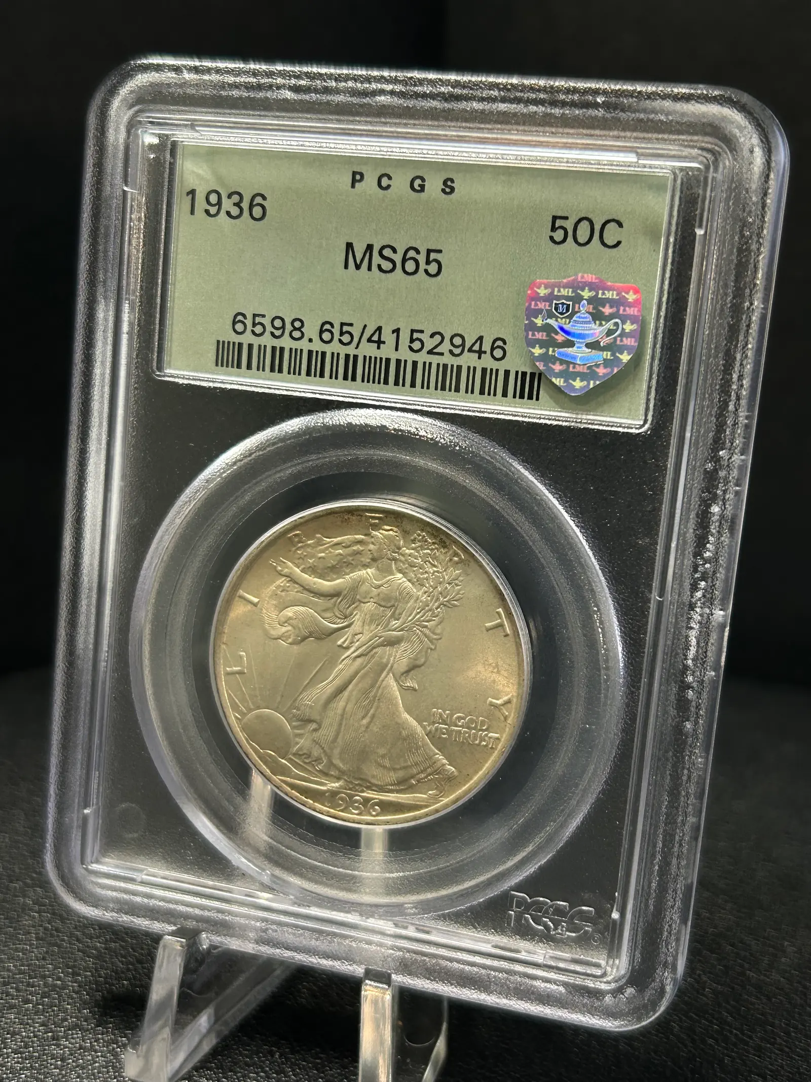 Silver Shield bust close-up